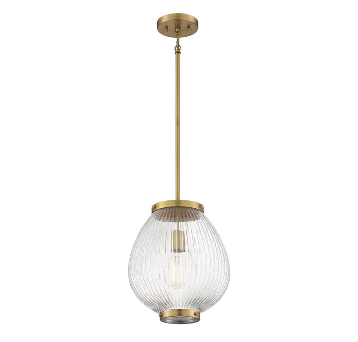 Savoy House Welles 7-170-1-322 Pendant Light - Warm Brass