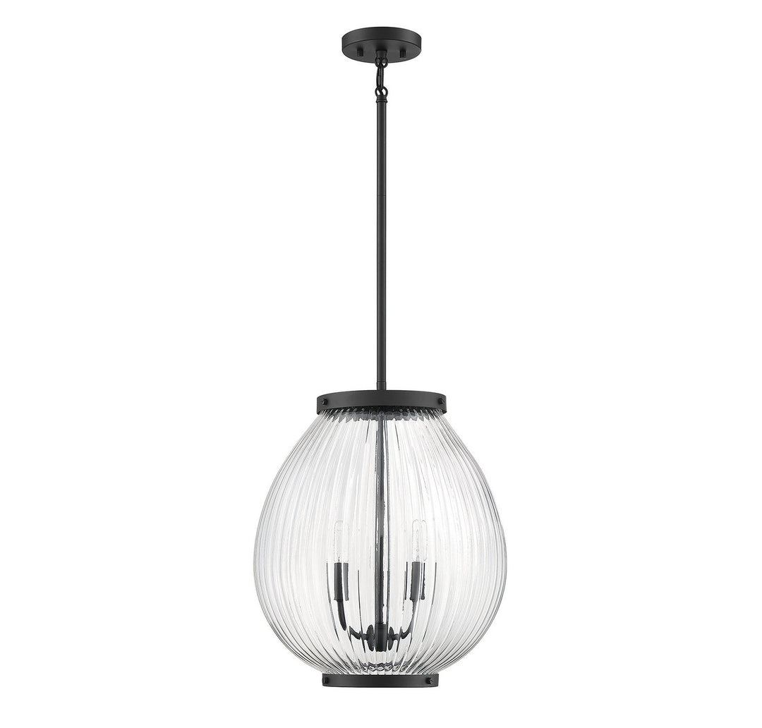 Savoy House Welles 7-171-3-89 Pendant Light - Matte Black