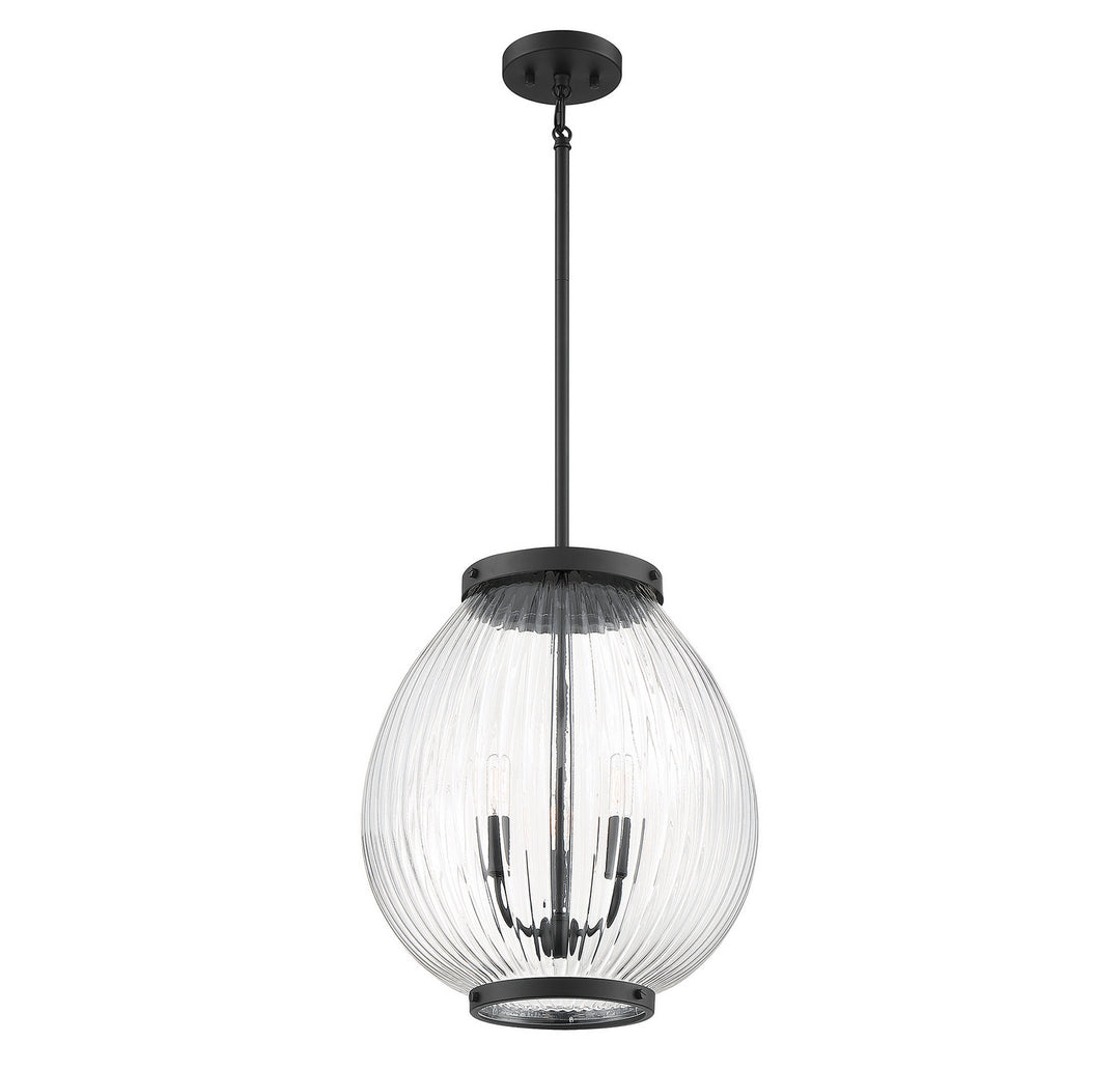 Savoy House Welles 7-171-3-89 Pendant Light - Matte Black