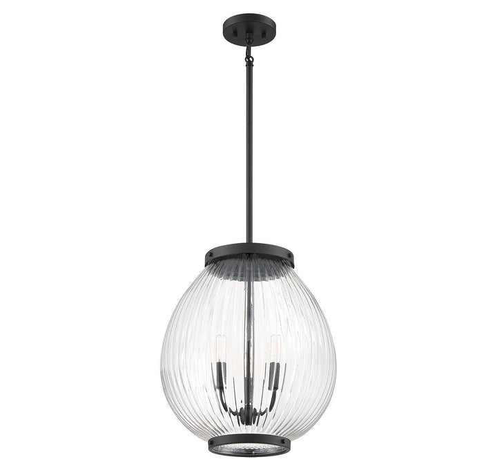 Savoy House Welles 7-171-3-89 Pendant Light - Matte Black