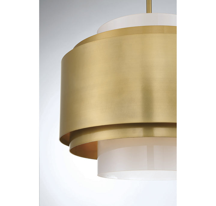 Savoy House Beacon 1-181-4-171 Pendant Light - Burnished Brass