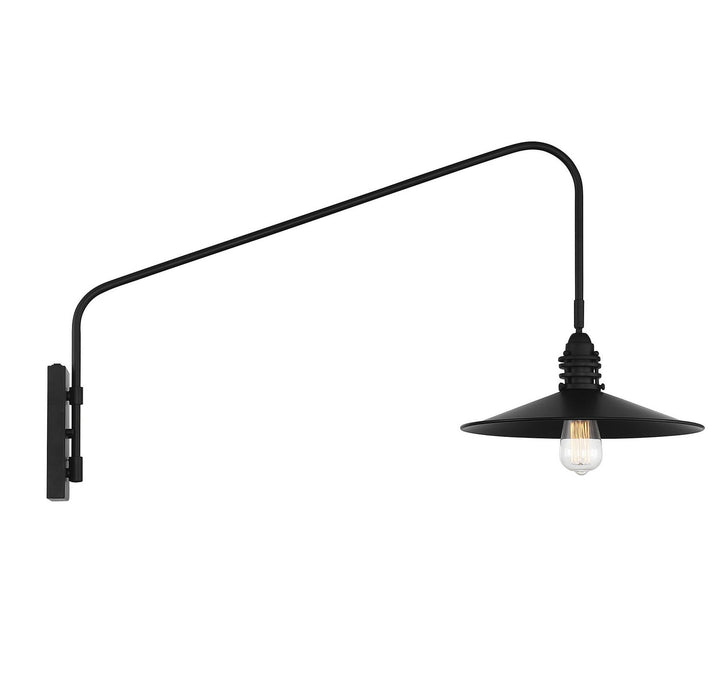 Savoy House Wheaton 9-195CP-1-89 Wall Sconce Light - Matte Black