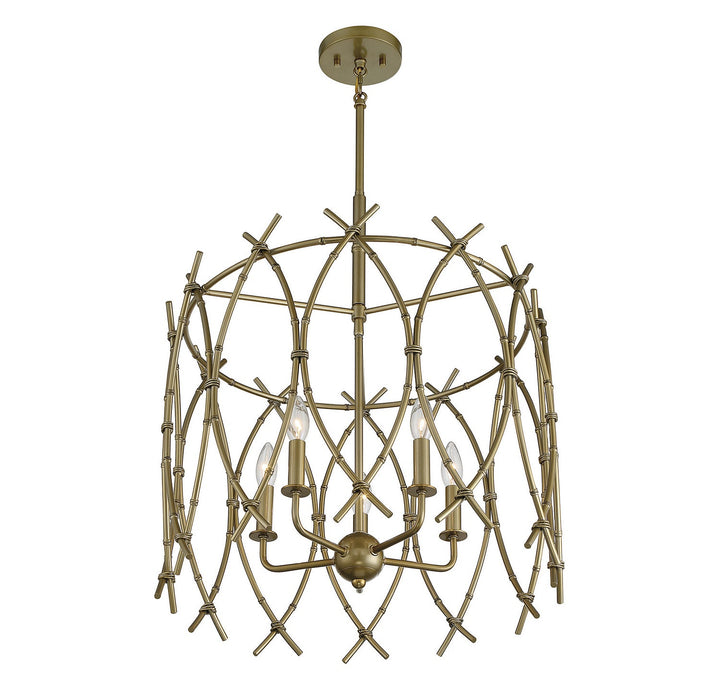 Savoy House Cornwall 7-7776-5-171 Chandelier Light - New Burnished Brass