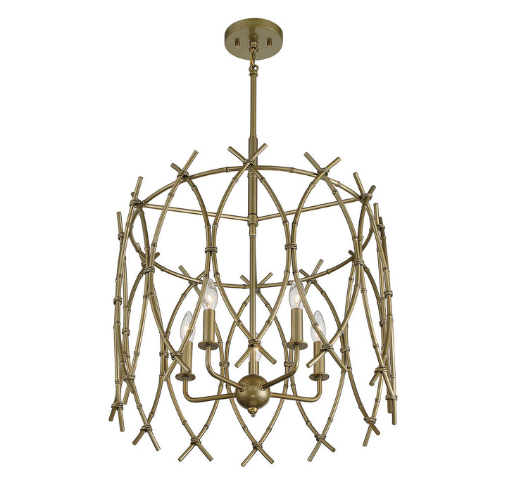 Savoy House Cornwall 7-7776-5-171 Chandelier Light - New Burnished Brass