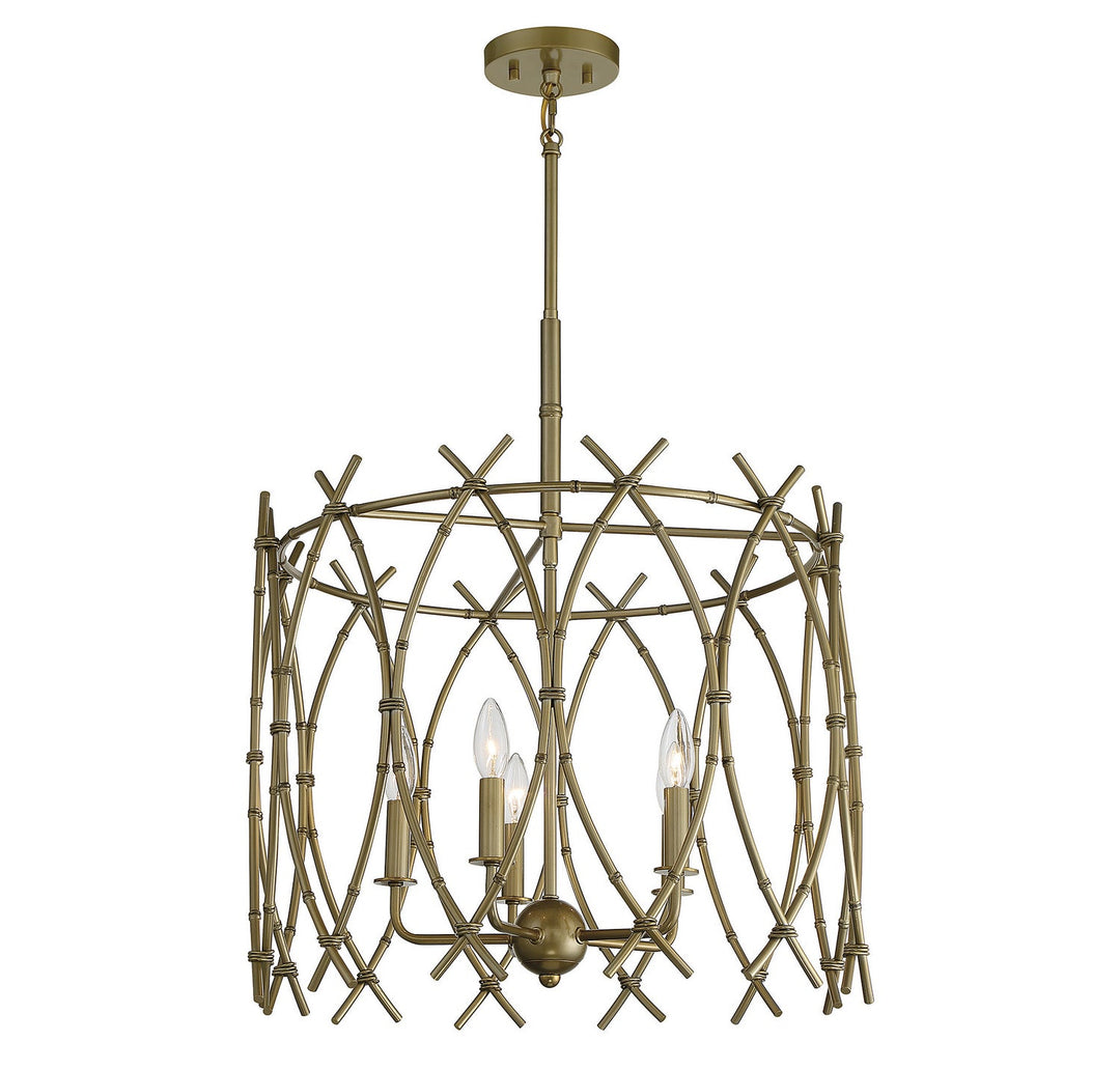 Savoy House Cornwall 7-7776-5-171 Chandelier Light - New Burnished Brass
