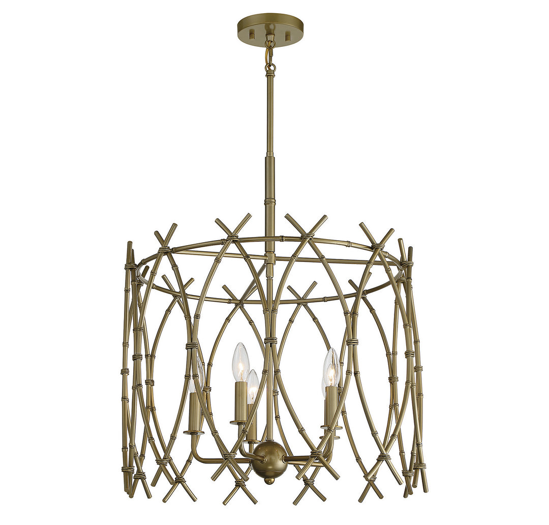 Savoy House Cornwall 7-7776-5-171 Chandelier Light - New Burnished Brass