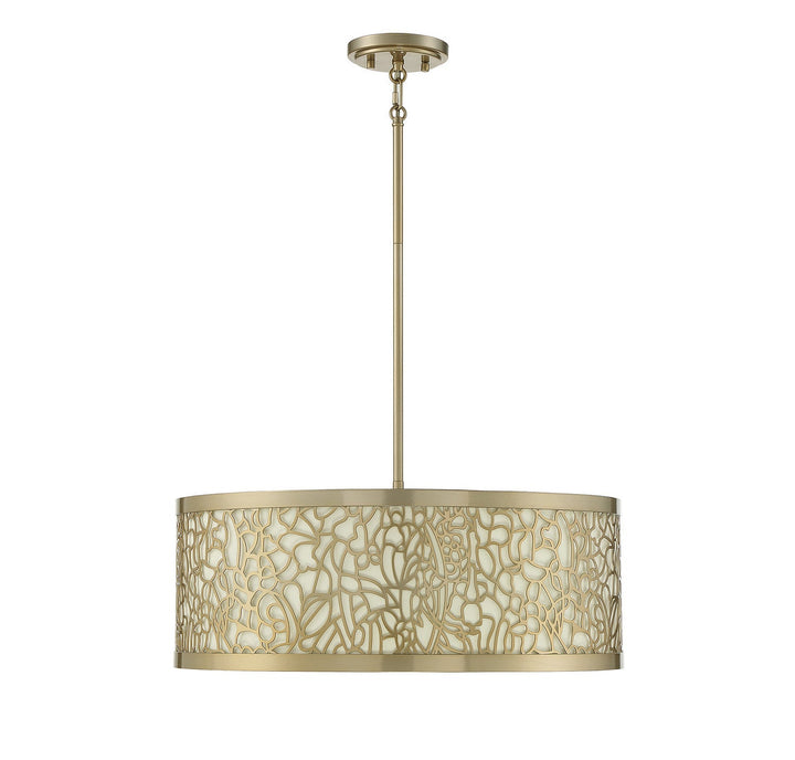 Savoy House New Haven 1-7500-4-171 Pendant Light - New Burnished Brass