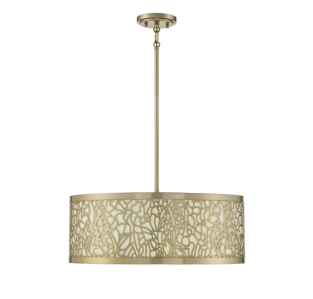 Savoy House New Haven 1-7500-4-171 Pendant Light - New Burnished Brass