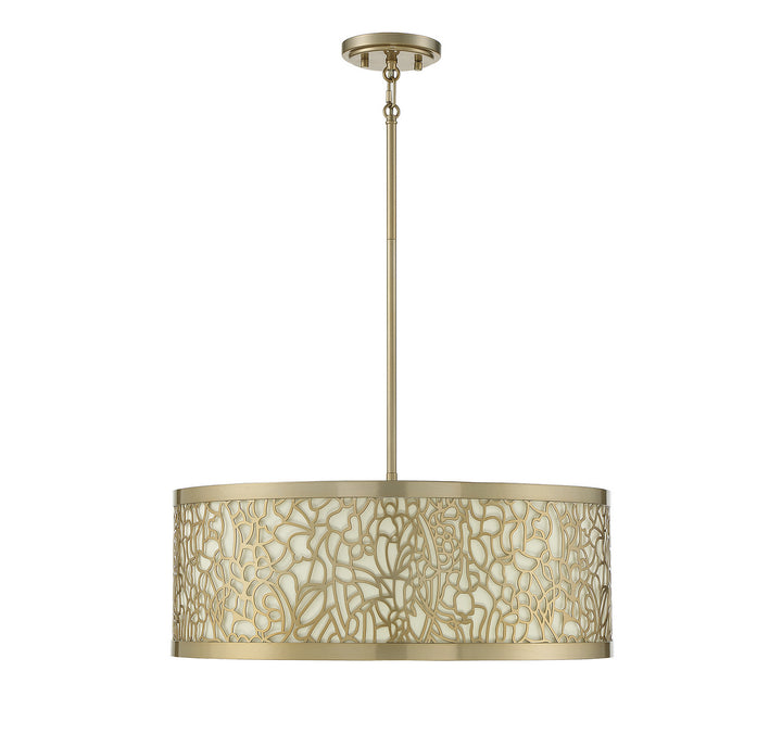 Savoy House New Haven 1-7500-4-171 Pendant Light - New Burnished Brass