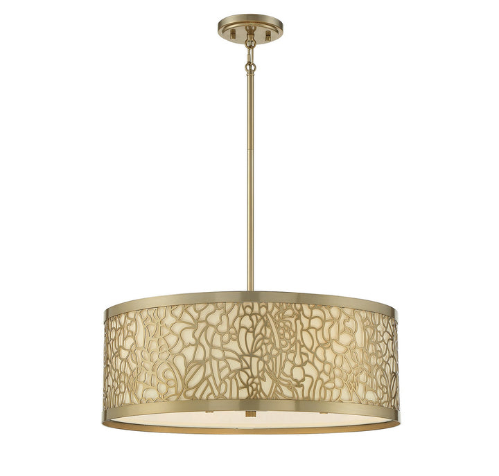 Savoy House New Haven 1-7500-4-171 Pendant Light - New Burnished Brass