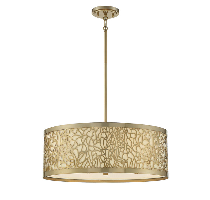 Savoy House New Haven 1-7500-4-171 Pendant Light - New Burnished Brass