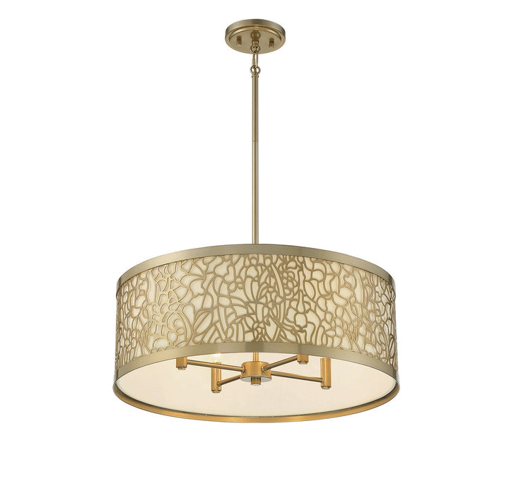 Savoy House New Haven 1-7500-4-171 Pendant Light - New Burnished Brass