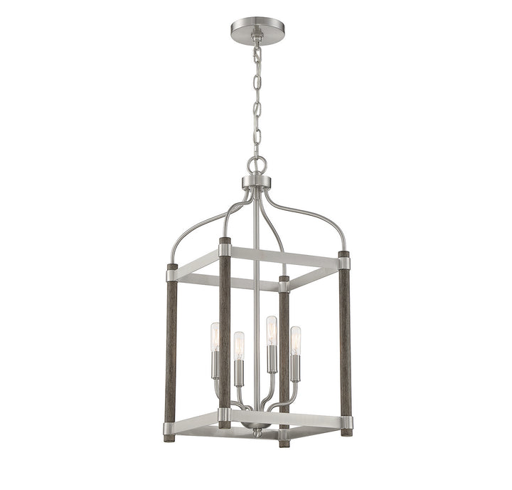 Savoy House Eagen 3-2245-4-139 Pendant Light - Graywood with Pewter Accents