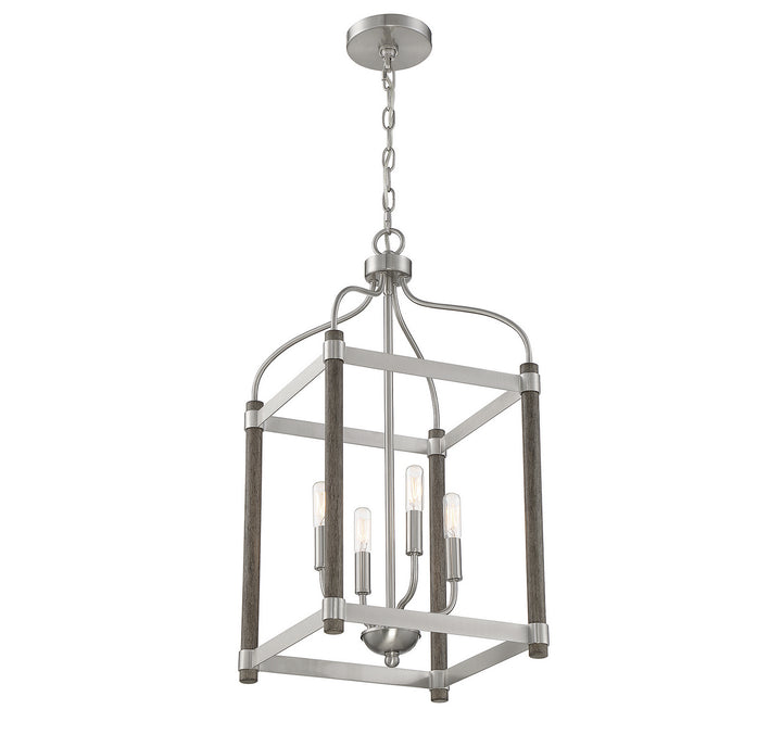 Savoy House Eagen 3-2245-4-139 Pendant Light - Graywood with Pewter Accents