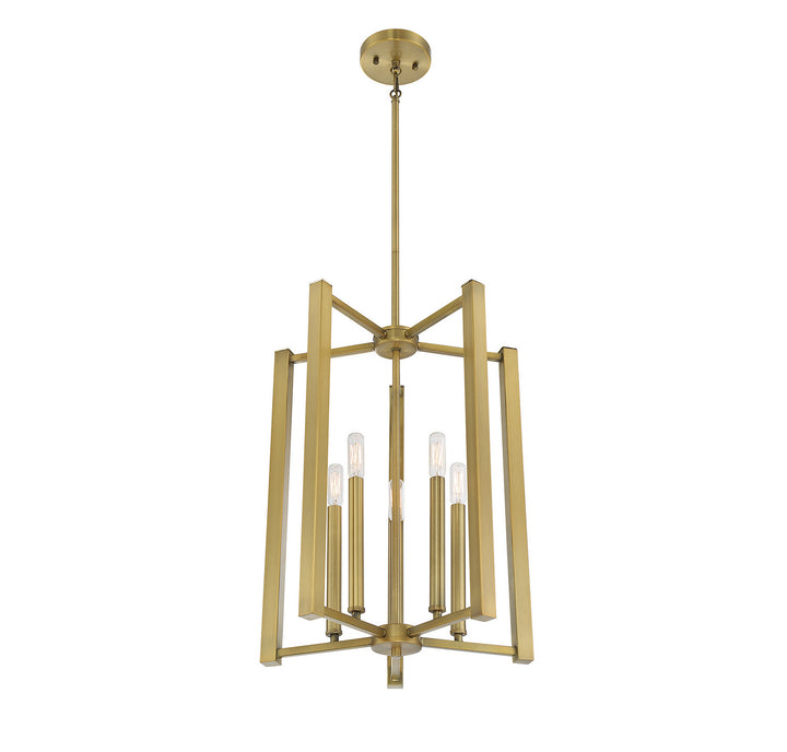 Savoy House Benson 3-7701-5-322 Pendant Light - Warm Brass
