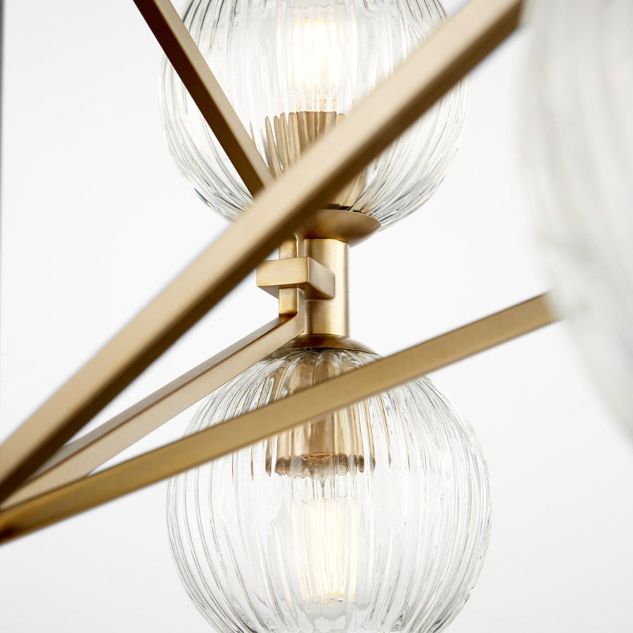 Cyan Design  10963 Chandelier Light - Aged Brass