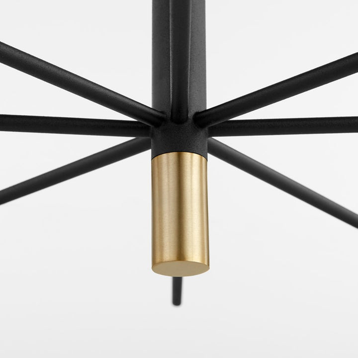 Cyan Design  10968 Chandelier Light - Noir / Aged Brass