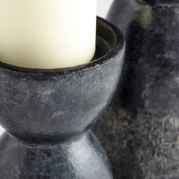 Cyan 11017 Candle Holders - Black