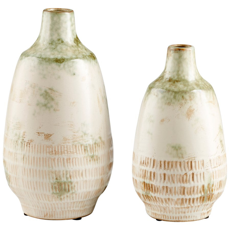 Cyan 11050 Vases & Planters - Olive Pearl Glaze