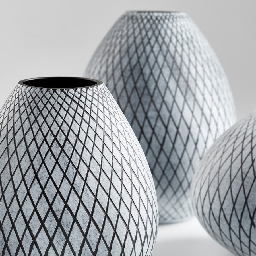 Cyan 11095 Vases & Planters - Frosted Grey