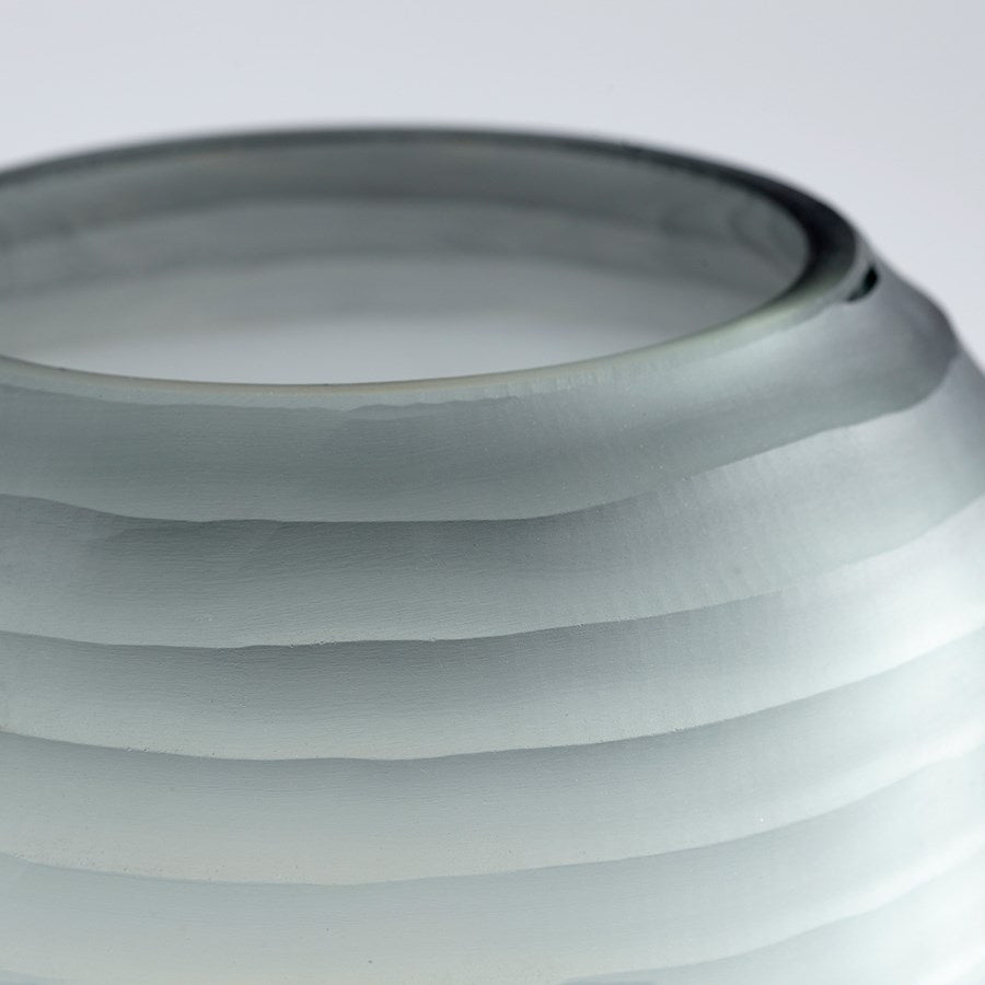 Cyan 11104 Vases & Planters - Grey And Guilded Silver