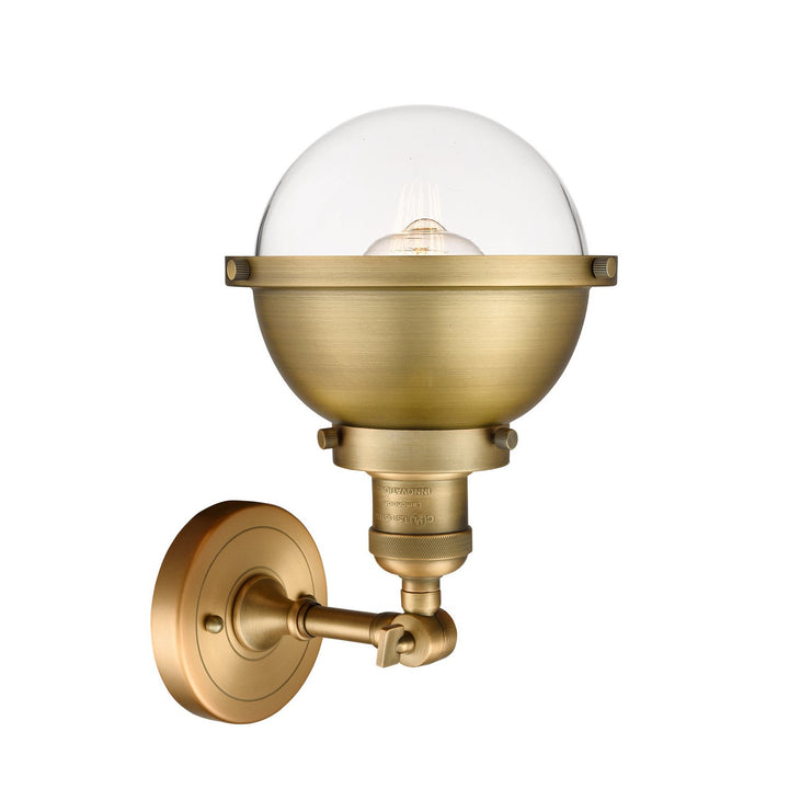 Innovations Franklin Restoration 203-BB-HFS-62-BB Wall Sconce Light - Brushed Brass