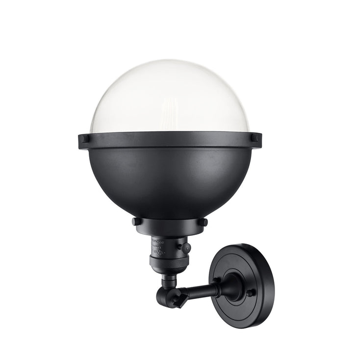 Innovations Franklin Restoration 203SW-BK-HFS-82-BK Wall Sconce Light - Matte Black