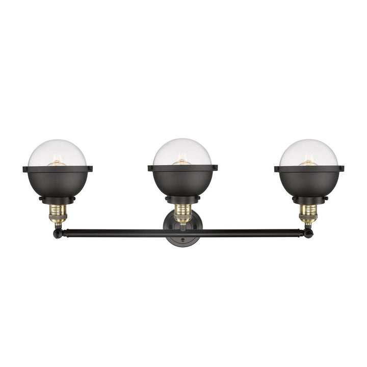 Innovations Franklin Restoration 205-BAB-HFS-62-BK Bath Vanity Light 34 in. wide - Black Antique Brass