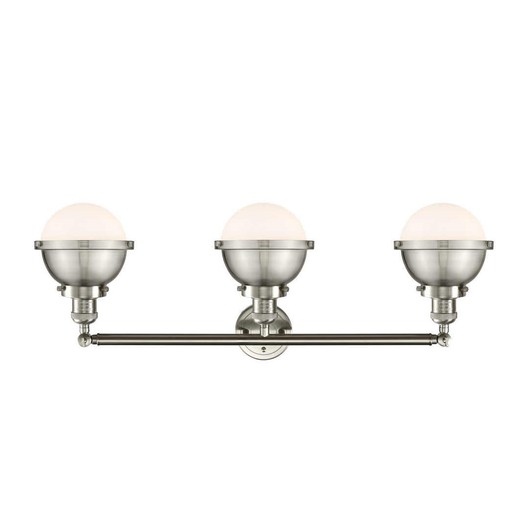Innovations Franklin Restoration 205-SN-HFS-61-SN Bath Vanity Light 34 in. wide - Brushed Satin Nickel