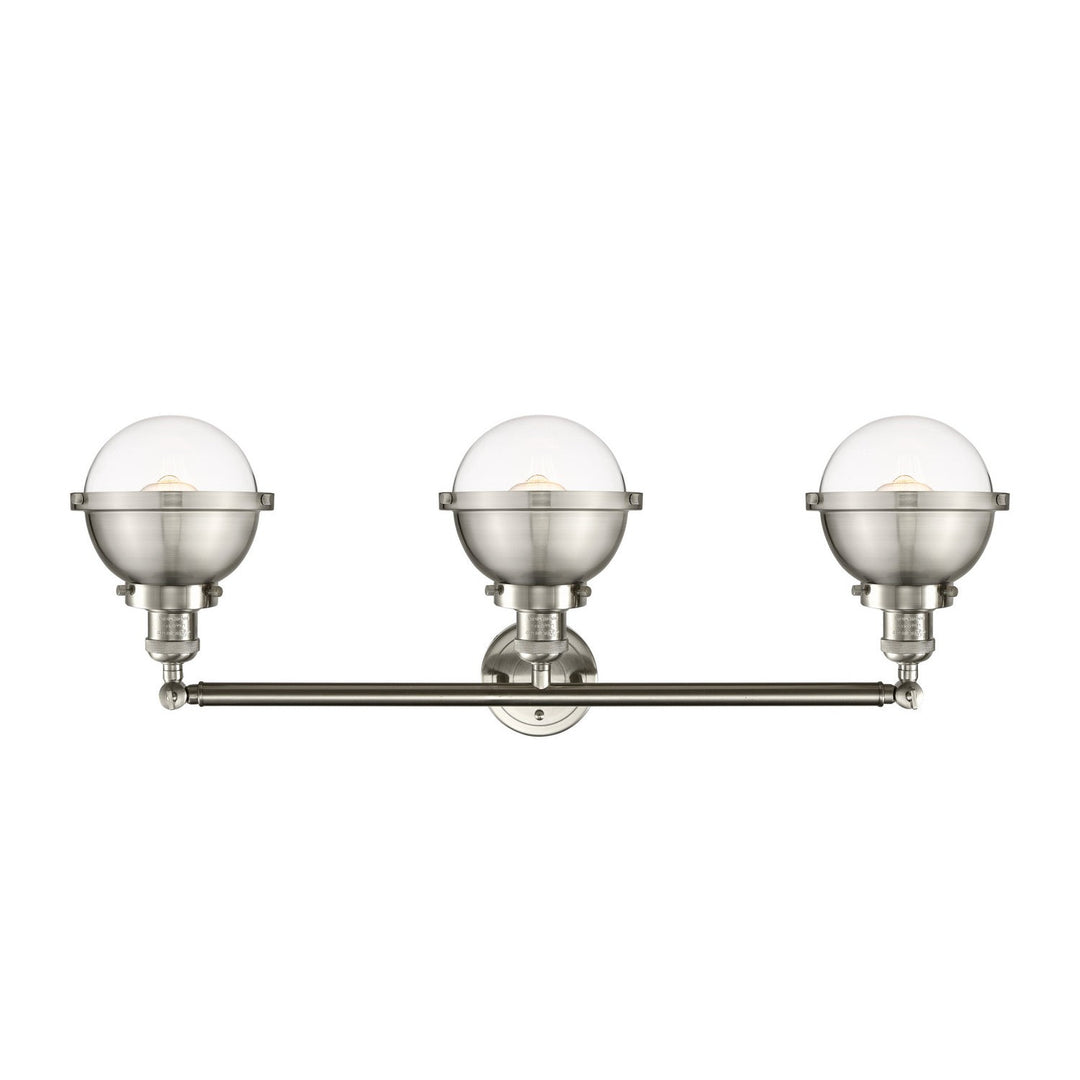 Innovations Franklin Restoration 205-SN-HFS-62-SN-LED Bath Vanity Light 34 in. wide - Brushed Satin Nickel