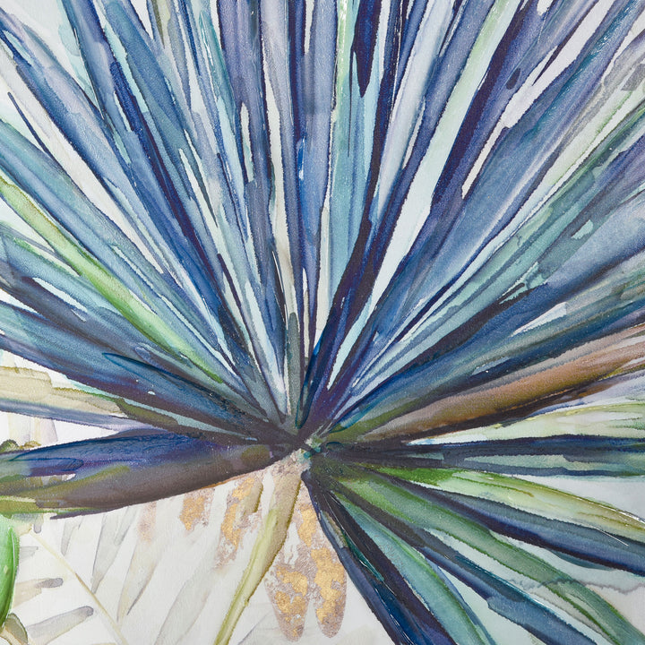 Elk Lighting S0016-8160  Garden Palm Mirror Blue