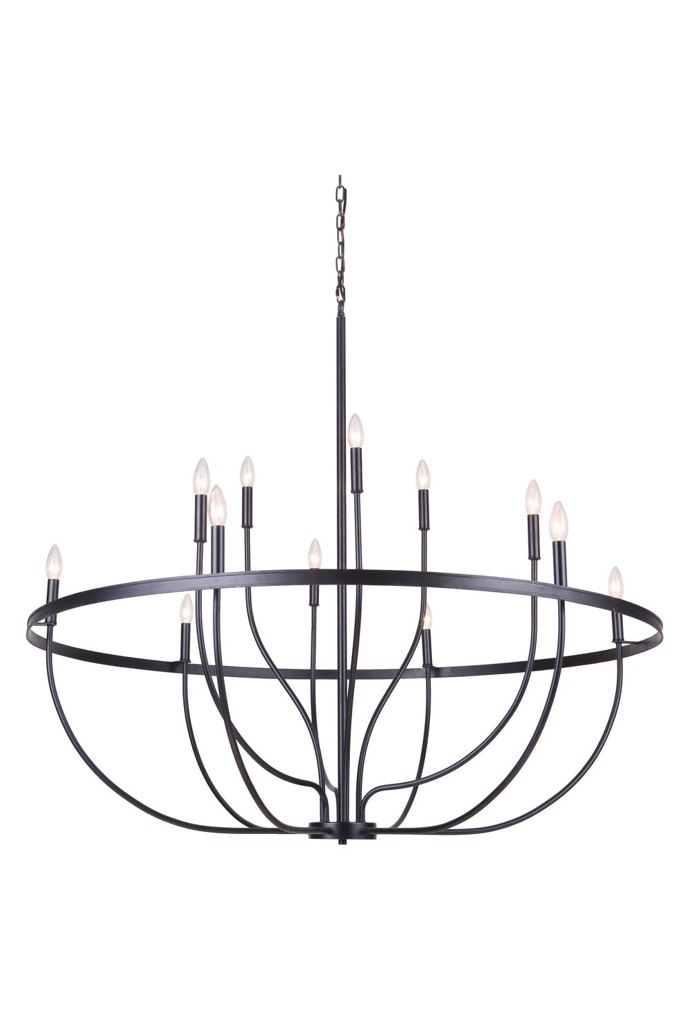 Mariana Upland 561208 Chandelier Light - Black