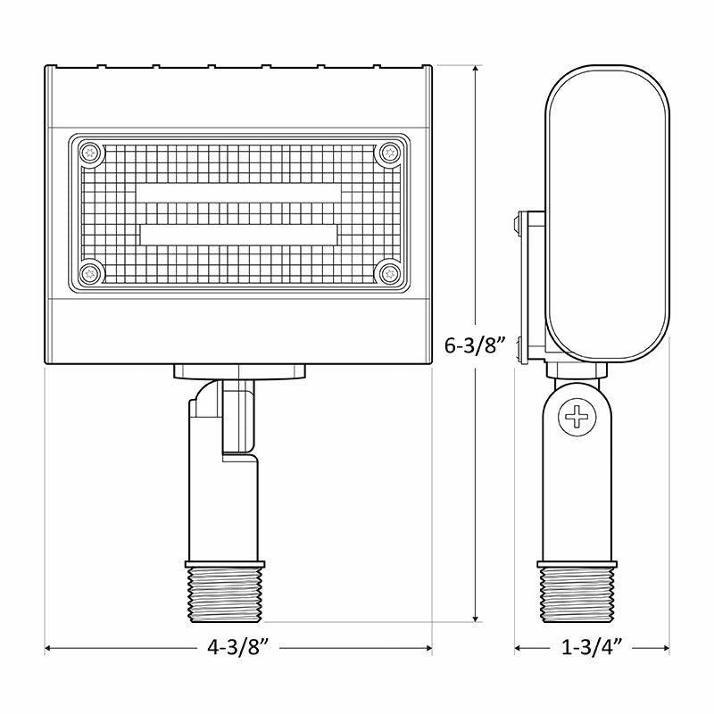 Westgate Lighting LFX-XS-15W-40K-KN  Flood/Area Ligh Outdoor Bronze / Dark