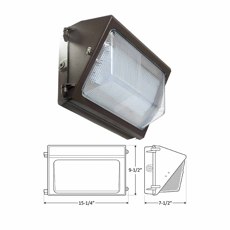 Westgate Lighting WMXPRO-MD-20-80W-MCTP  Non-Cutoff Wall Pack Utility Light Bronze / Dark