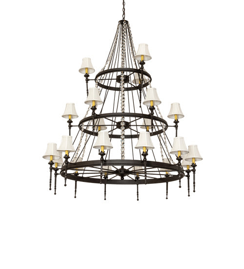 Meyda Tiffany Amaury 233662 Chandelier Light - Oil Rubbed Bronze