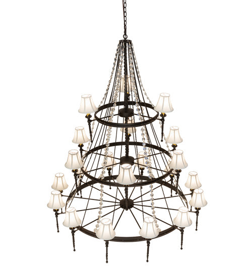 Meyda Tiffany Amaury 233662 Chandelier Light - Oil Rubbed Bronze
