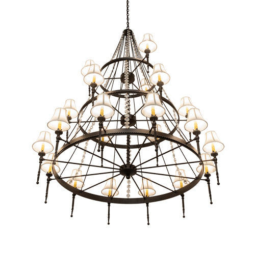 Meyda Tiffany Amaury 233662 Chandelier Light - Oil Rubbed Bronze