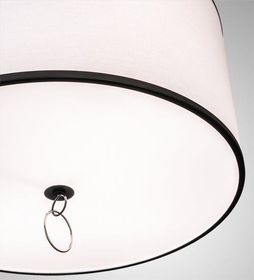 Meyda Tiffany Cilindro Textrene 235928 Pendant Light - Polished Nickel