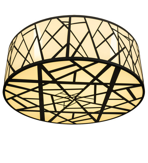 Meyda Tiffany Cilindro 238911 Pendant Light - Wrought Iron