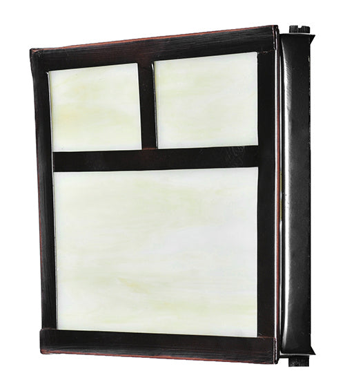 Meyda Tiffany Double Bar Mission 242167 Bath Vanity Light 50 in. wide - Craftsman Brown