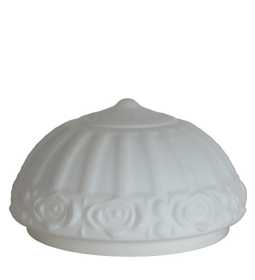 Meyda Tiffany Lighting 30524 White Puffy Rose Shade Lamp Shade White