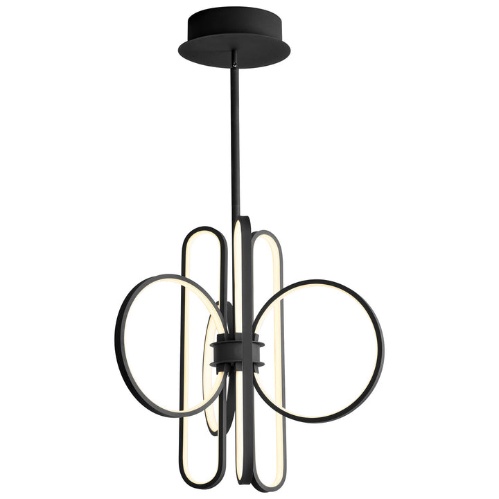 Oxygen Lupe 3-25-15 Chandelier Light - Black