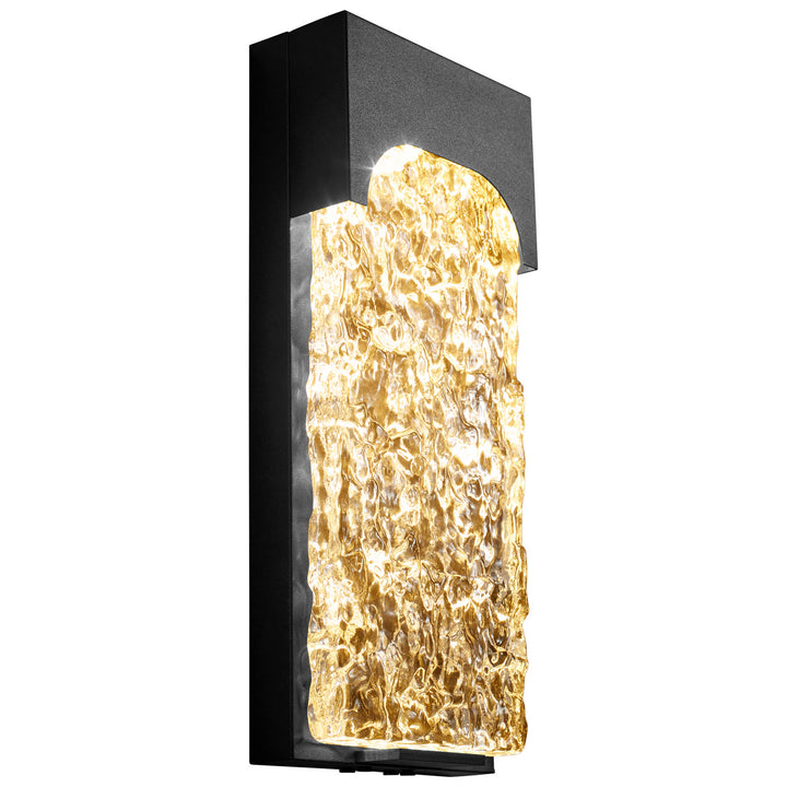 Oxygen 3-725-15 Nitro LED Outdoor Wall Sconce Light Black