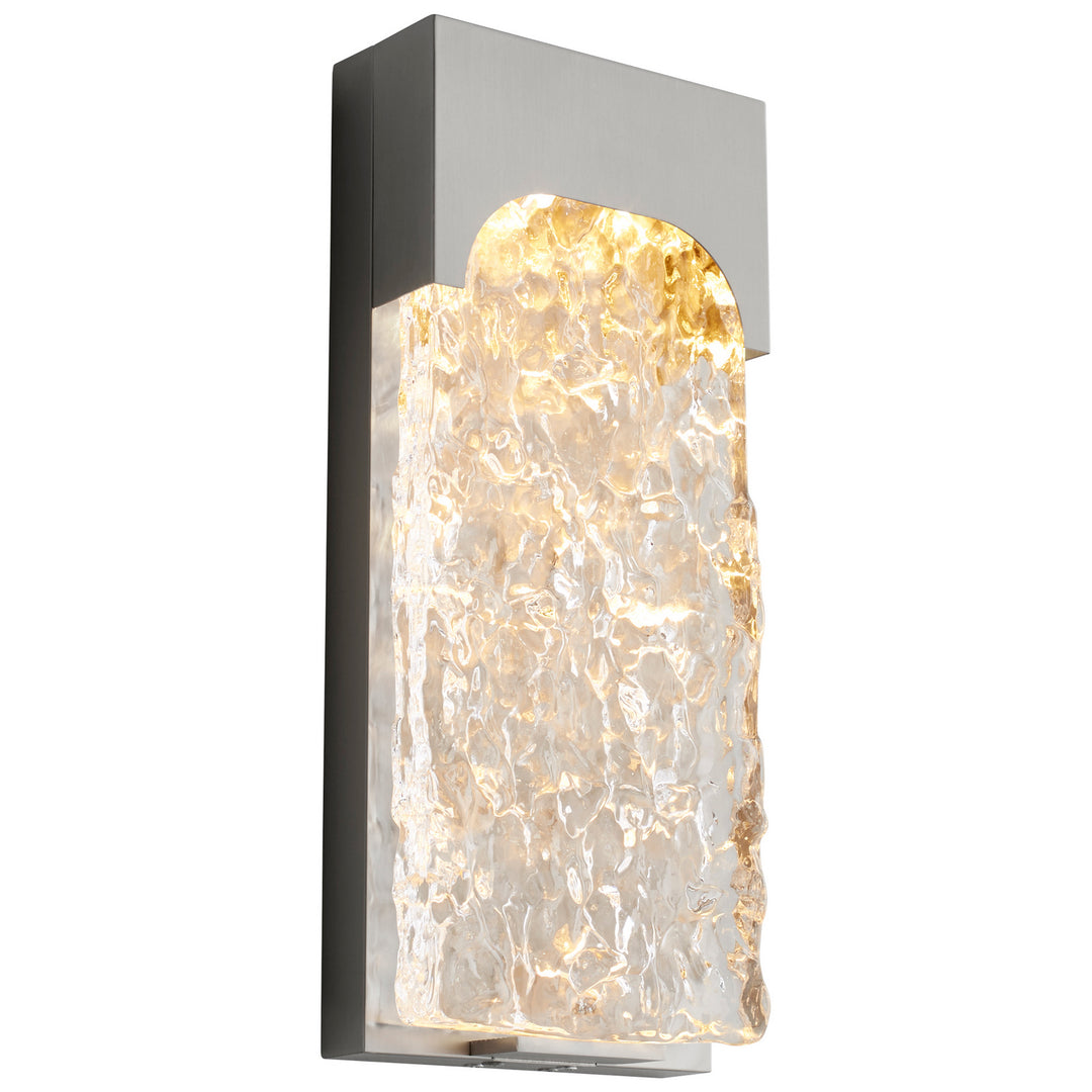 Oxygen 3-725-24 Nitro LED Outdoor Wall Sconce Light Satin Nickel