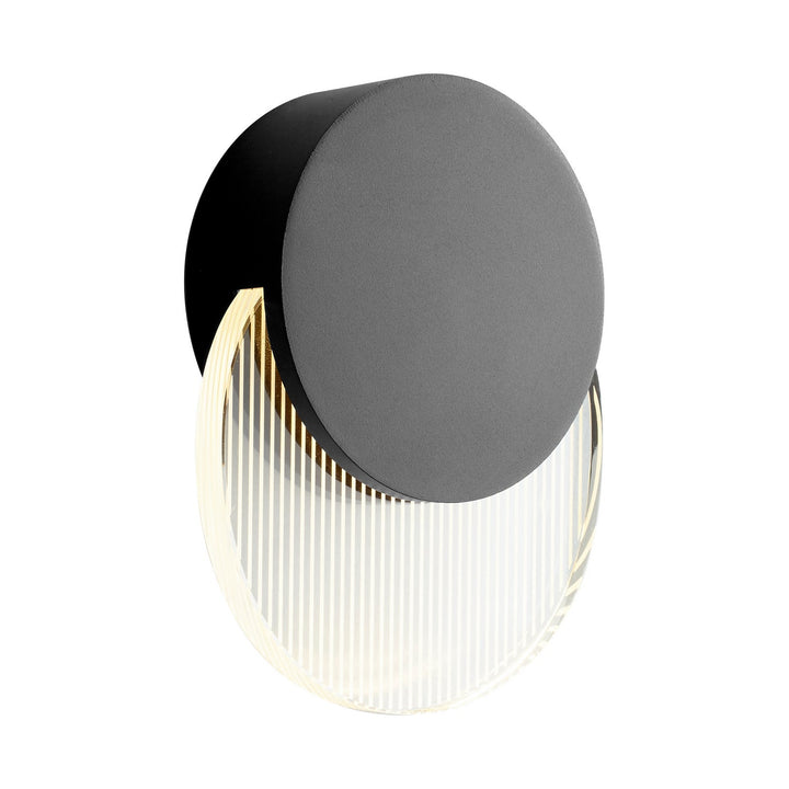 Oxygen 3-754-15 Pavo LED Outdoor Wall Sconce Light Black