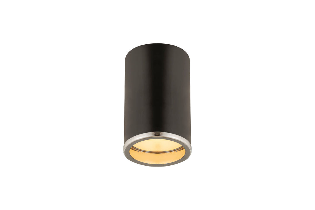Z-Lite Arlo 2303F1-MB-CH Ceiling Light - Matte Black / Chrome