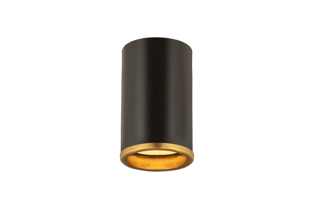 Z-Lite Arlo 2303F1-MB-RB Ceiling Light - Matte Black / Rubbed Brass