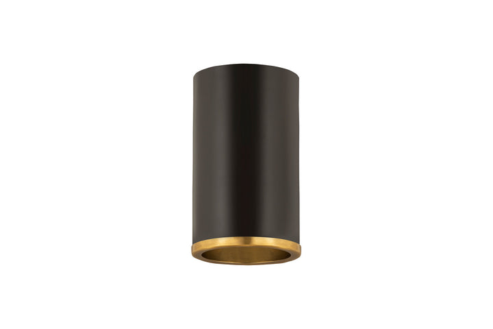 Z-Lite Arlo 2303F1-MB-RB Ceiling Light - Matte Black / Rubbed Brass