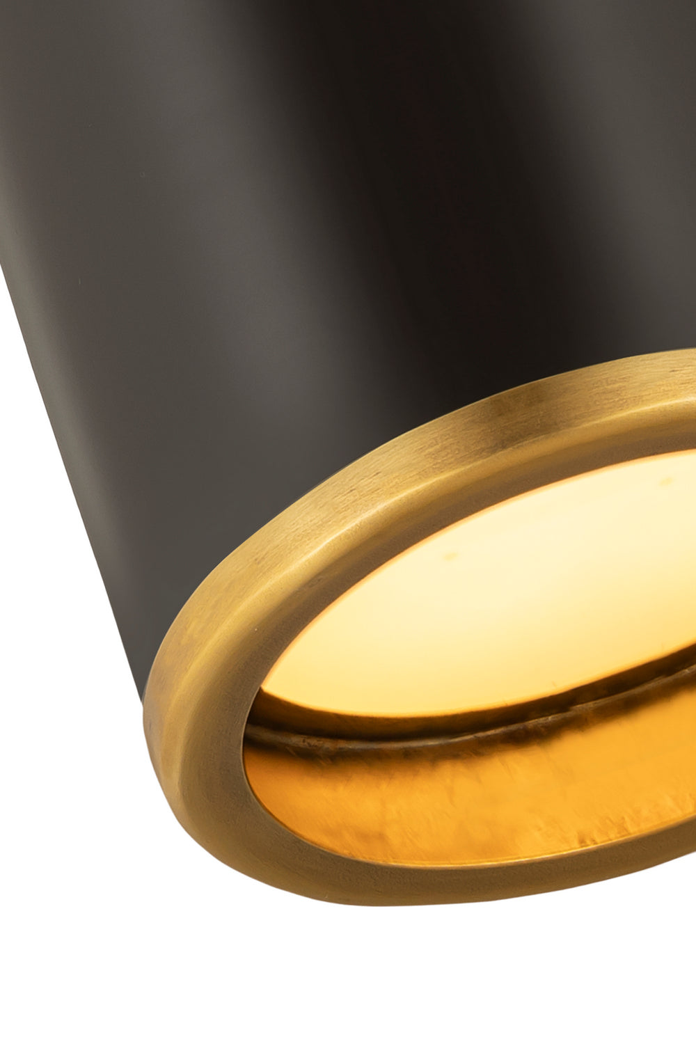 Z-Lite Arlo 2303F1-MB-RB Ceiling Light - Matte Black / Rubbed Brass