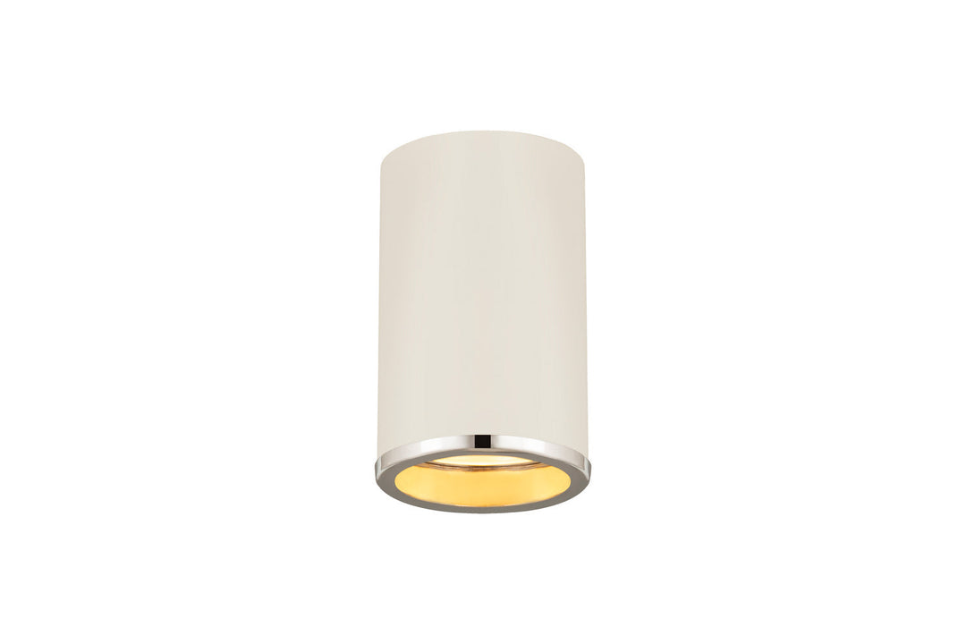 Z-Lite Arlo 2303F1-MW-CH Ceiling Light - Matte White / Chrome
